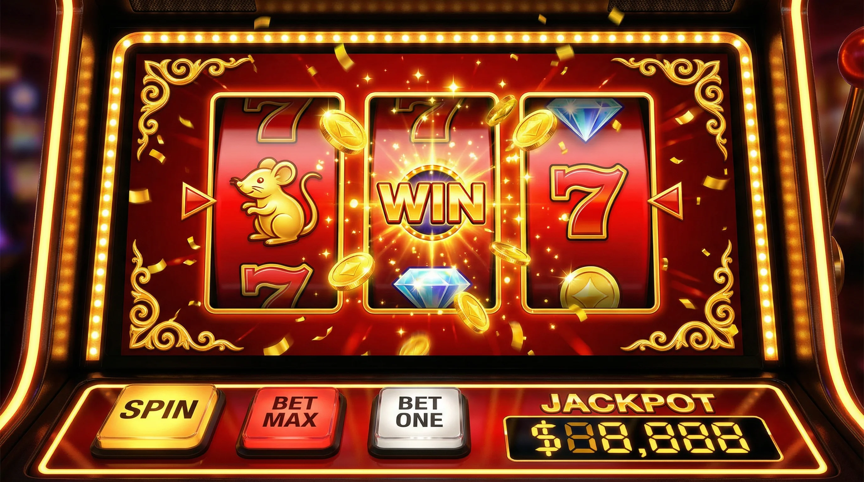 Tragamonedas casino en línea México ratón dorado